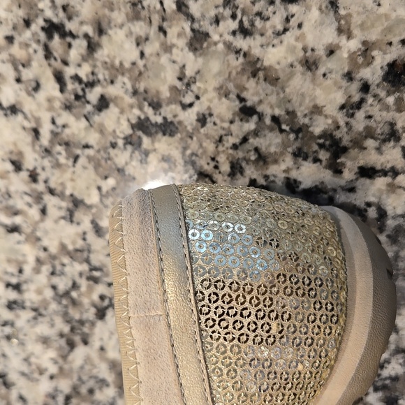 SKECHERS ACTIVE JUBILEE LEATHER BALLET FLATS. SIZE 10 - Picture 11 of 12